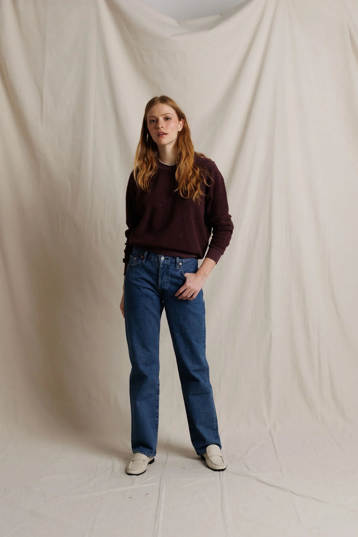 Ziggy Sweatshirt - Cherry Laquer