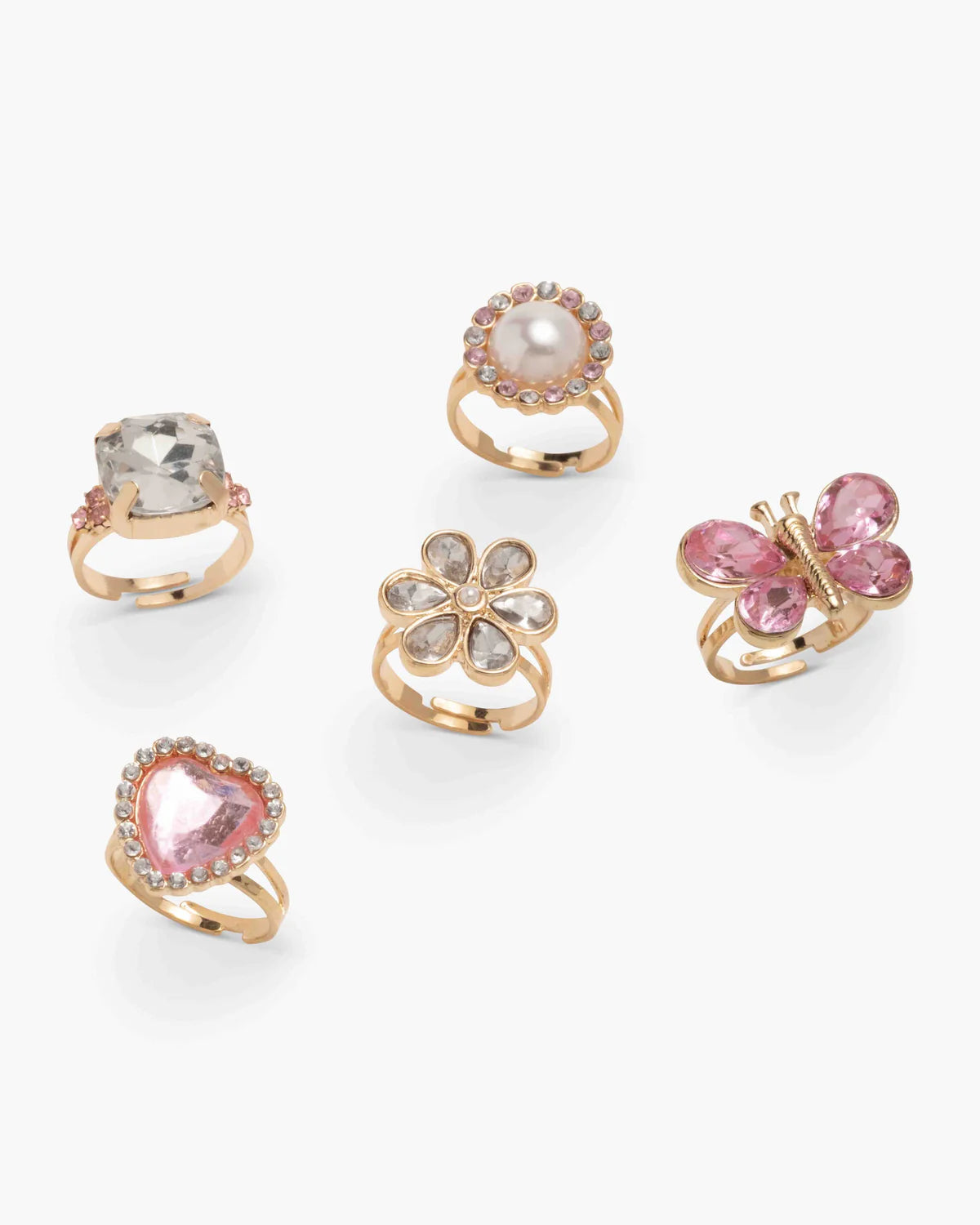 Heartfelt Sparkle Ring Set