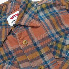 Load image into Gallery viewer, Flannel Shirt - Clay/Jewel Plaid
