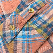 Load image into Gallery viewer, Flannel Shirt - Clay/Jewel Plaid
