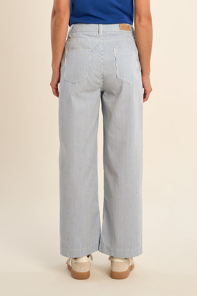 Striped 5-Pocket Pants