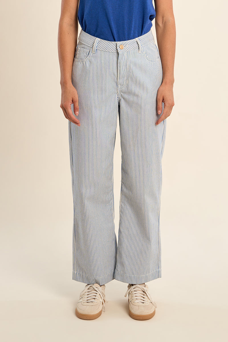 Striped 5-Pocket Pants