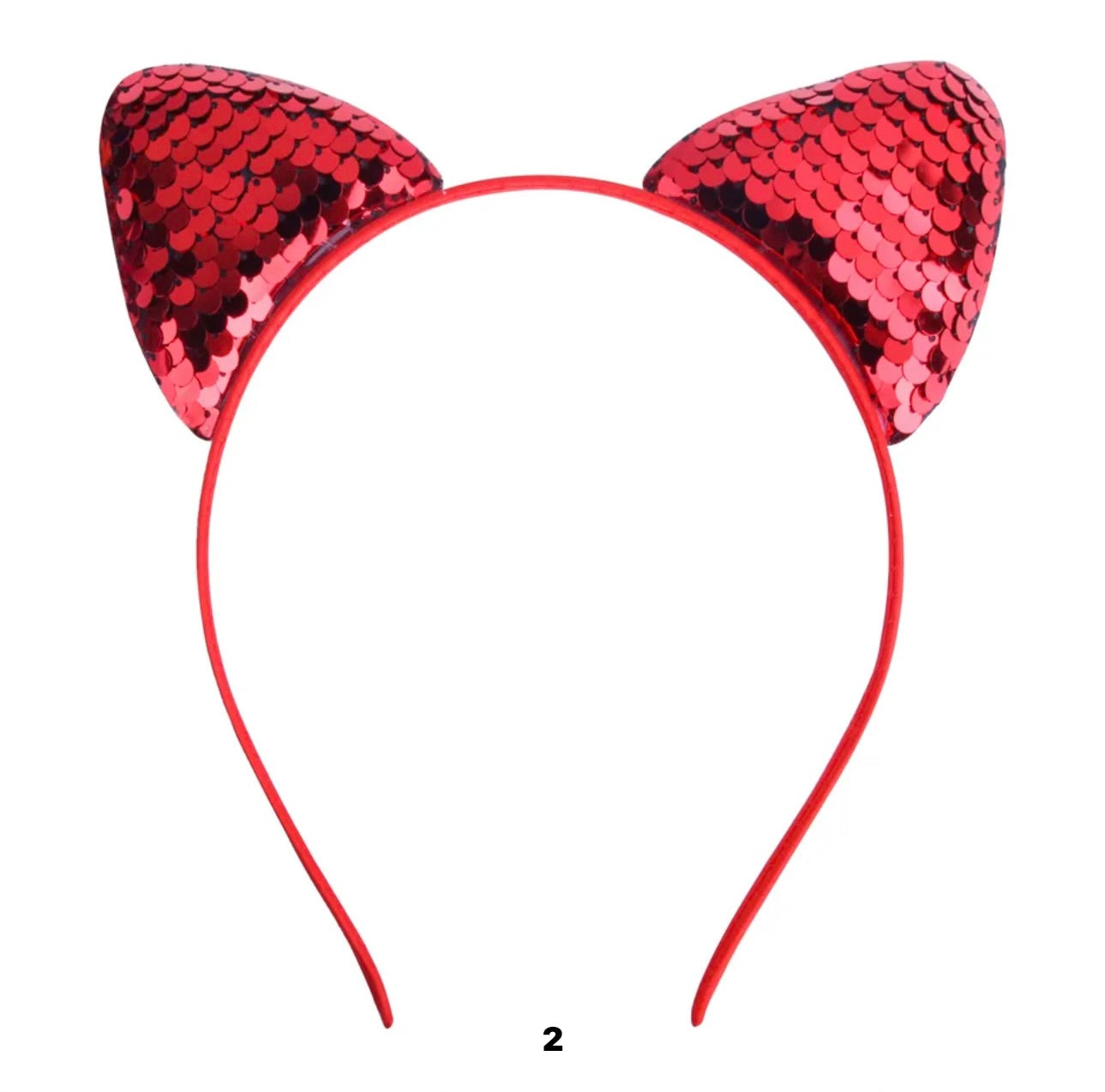 Sequin Cat Ear Headband - Several Colors