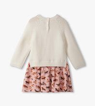 Load image into Gallery viewer, Tinsel Horse Sweater Dress
