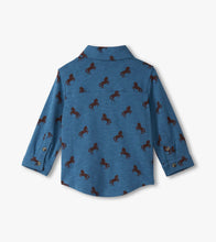 Load image into Gallery viewer, Ranch Horses Button Down Jersey Shirt
