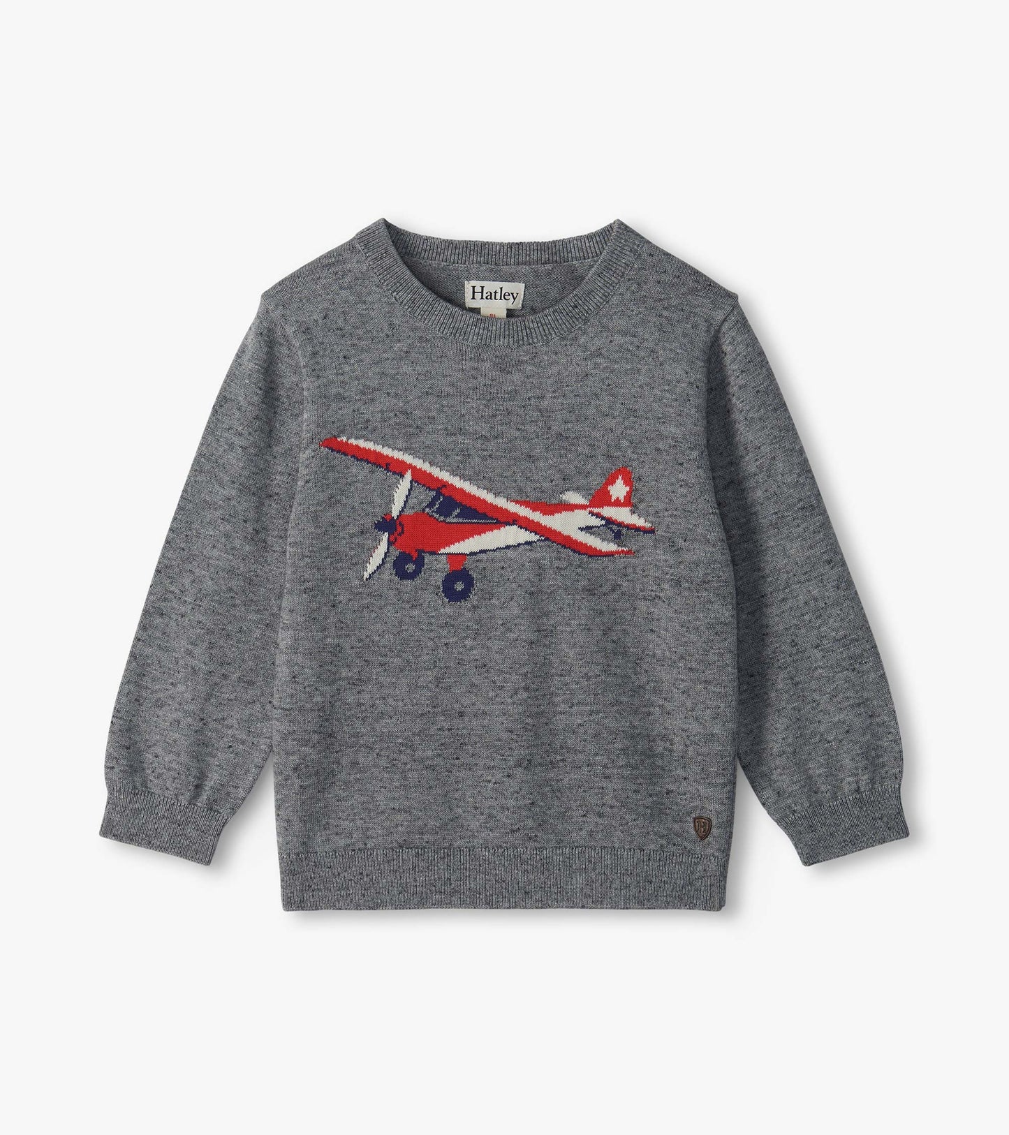 Baby Boys Vintage Plane Crew Neck Sweater