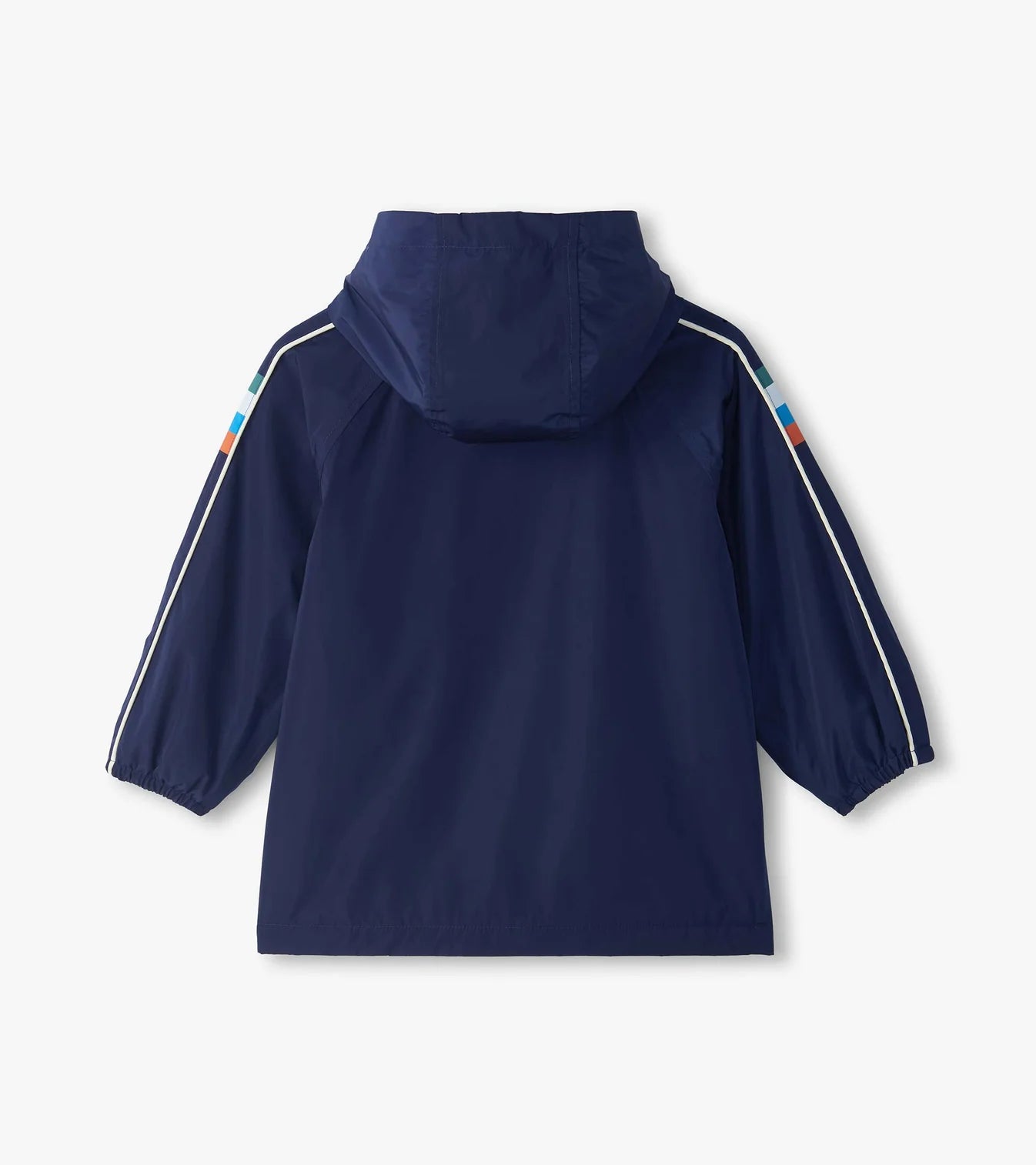 Dark Navy Fleece Lined Rain Jacket