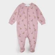 LunaKnit Fall Fawns Zipper Footie