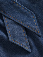 Load image into Gallery viewer, Wide-Leg Denim Shorts - Organic Cotton

