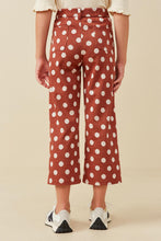 Load image into Gallery viewer, Wide Leg Polka Dot Patch Pocket Knit Pants
