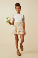 Load image into Gallery viewer, Smocked Waist Tiered Ditsy Floral Skirt
