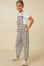 Load image into Gallery viewer, Brushed Floral Print Overalls
