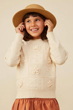 Load image into Gallery viewer, Hand Knit Floral Patch Sweater
