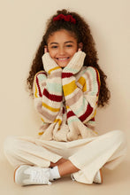 Load image into Gallery viewer, Multi Stripe Knit Sweater Cardigan
