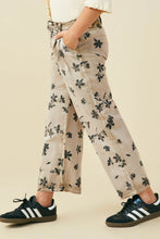Load image into Gallery viewer, Floral Printed Washed Wide Leg Pants
