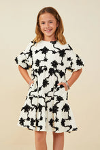 Load image into Gallery viewer, Floral Applique Ruffled Sleeve Dress
