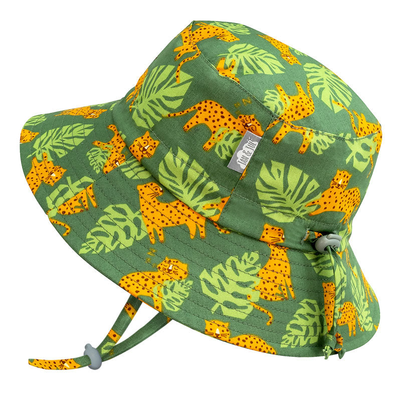 Kids Cotton Bucket Hat | Leopard