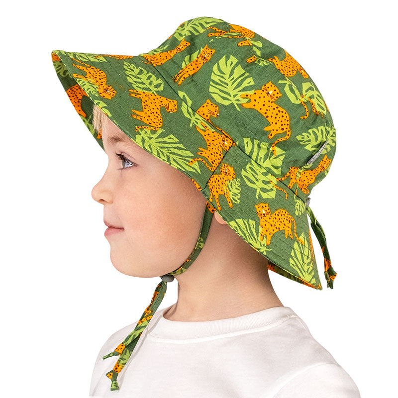 Kids Cotton Bucket Hat | Leopard
