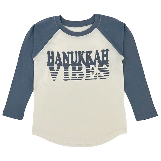 Hanukkah Vibes Raglan Tee / Baby & Kids