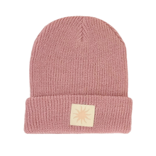Load image into Gallery viewer, Here Comes the Sun Beanie - Rosewood
