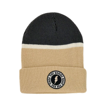 Load image into Gallery viewer, High Voltage Beanie - Sand/Faded Black
