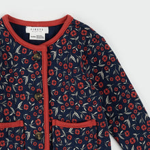 Load image into Gallery viewer, Poppy Floral Quilted Cardigan
