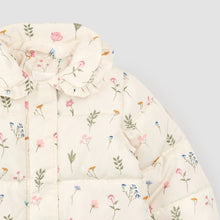 Load image into Gallery viewer, Pressed Flowers Puffer - Birch
