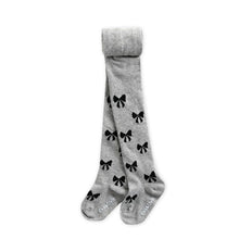 Load image into Gallery viewer, Jane Ribbon Tights - Gray
