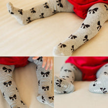 Load image into Gallery viewer, Jane Ribbon Tights - Gray
