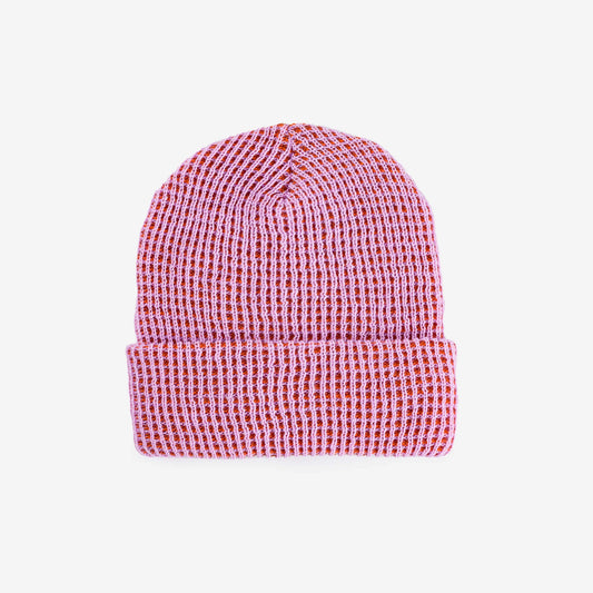 Simple Grid Knit Beanie - Several Colors