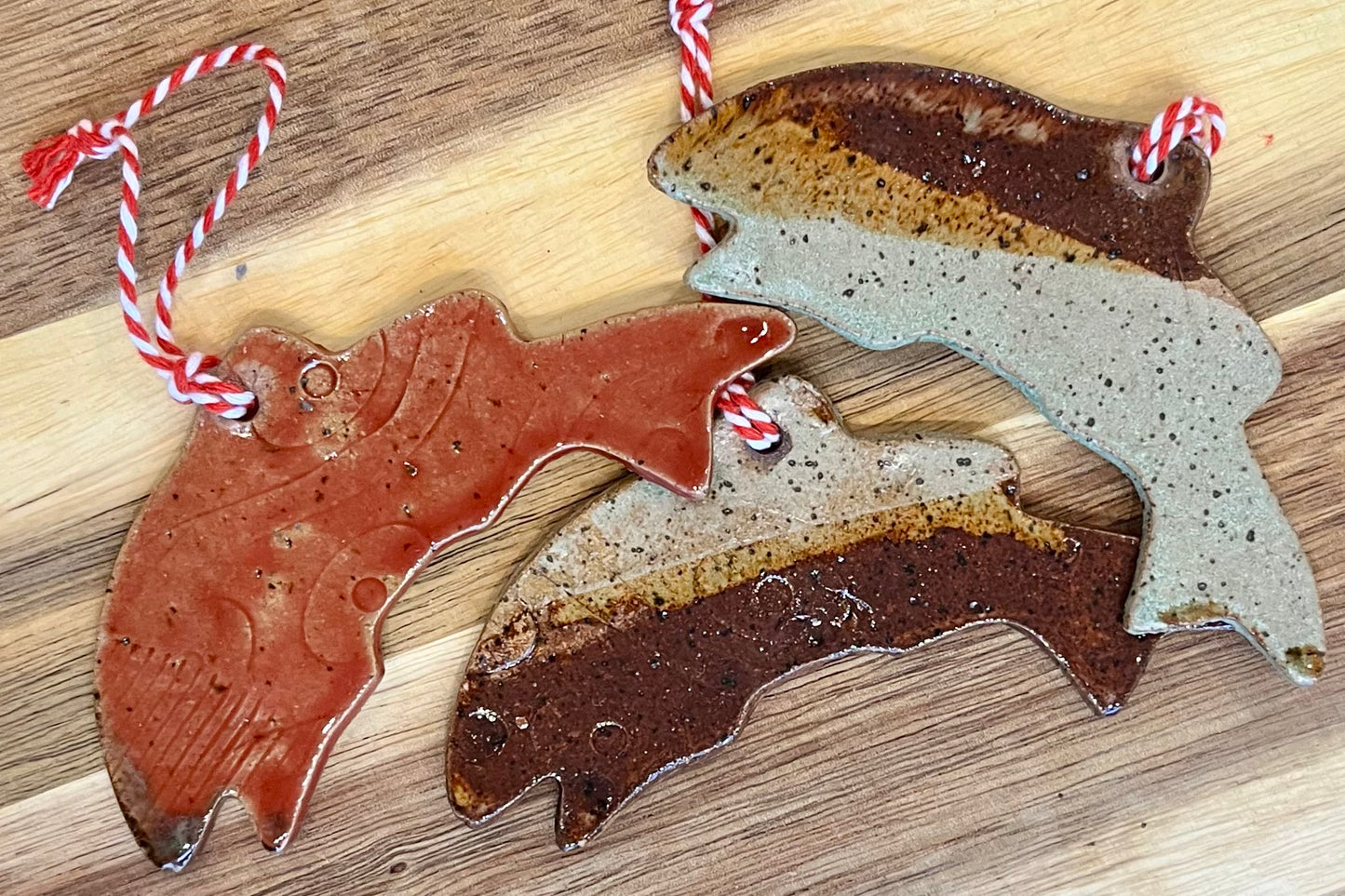 Ceramic handmade fish ornament