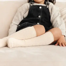 Load image into Gallery viewer, Vanilla Cable Knit Knee High Socks
