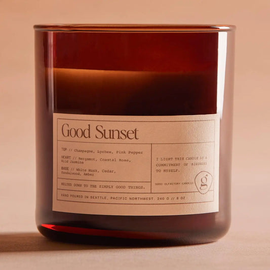 Good Sunset candle