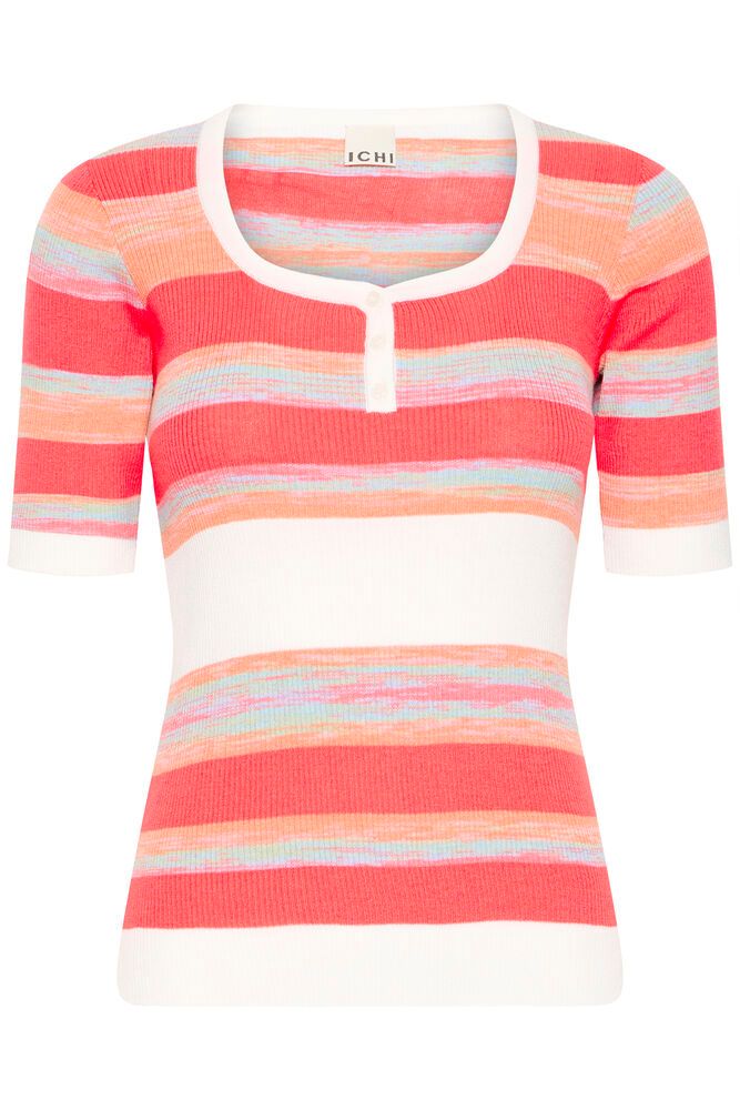 Ribbed Multicolor Stripe Tee