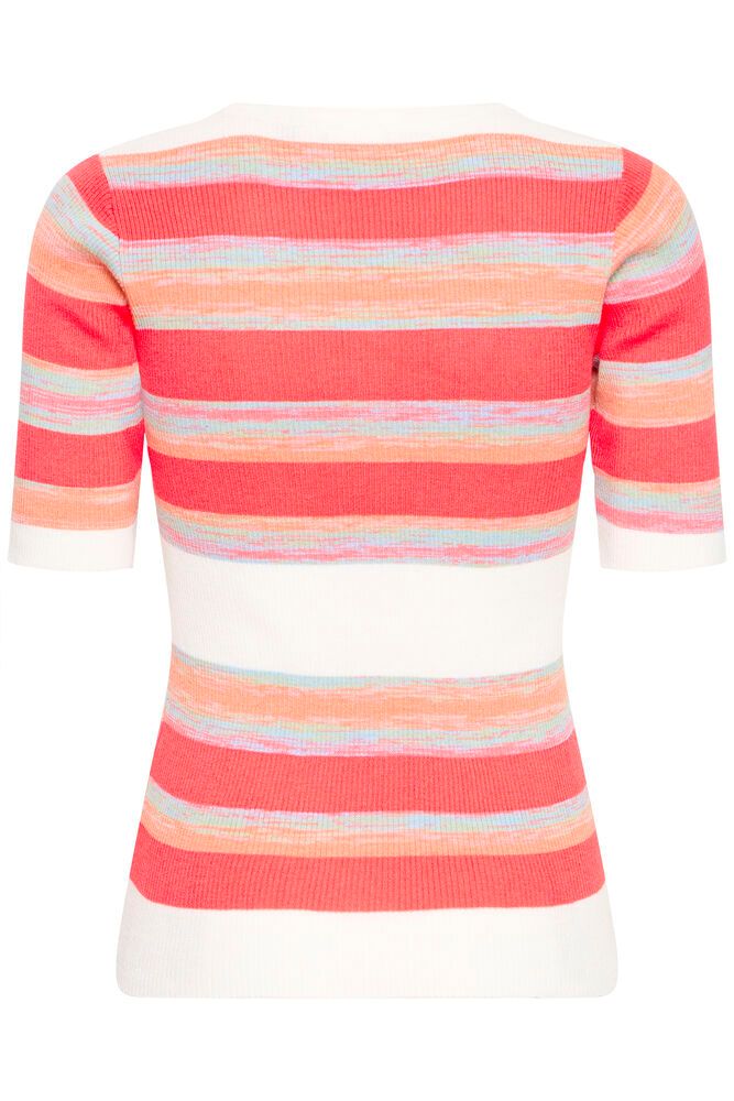 Ribbed Multicolor Stripe Tee