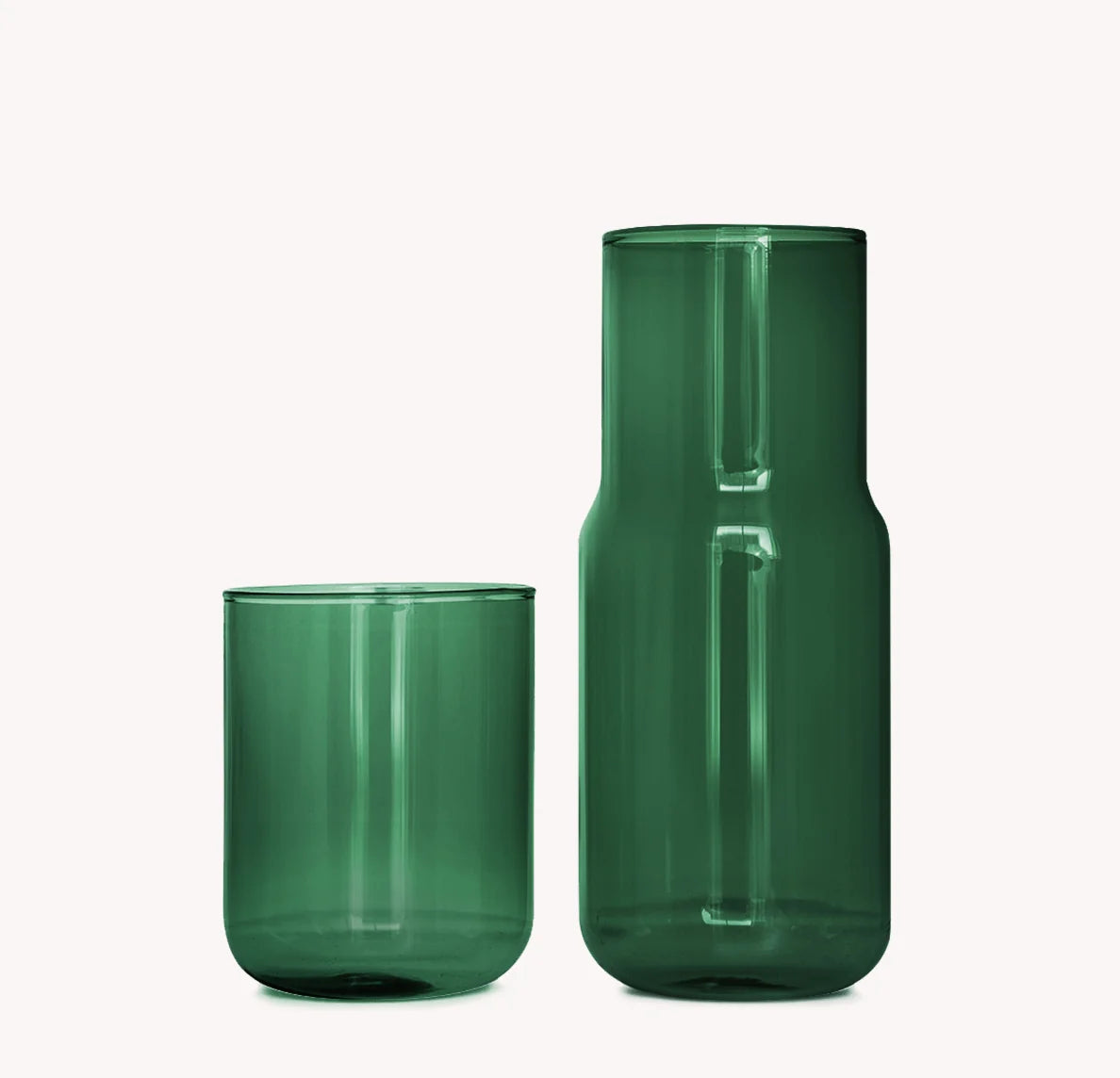 TINTED GLASS CARAFE