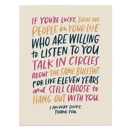 Talk In Circles Card
