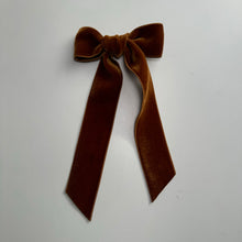 Load image into Gallery viewer, Velvet Hair Bows - Several Colors
