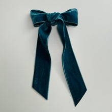 Load image into Gallery viewer, Velvet Hair Bows - Several Colors
