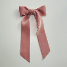 Load image into Gallery viewer, Velvet Hair Bows - Several Colors
