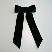 Load image into Gallery viewer, Velvet Hair Bows - Several Colors
