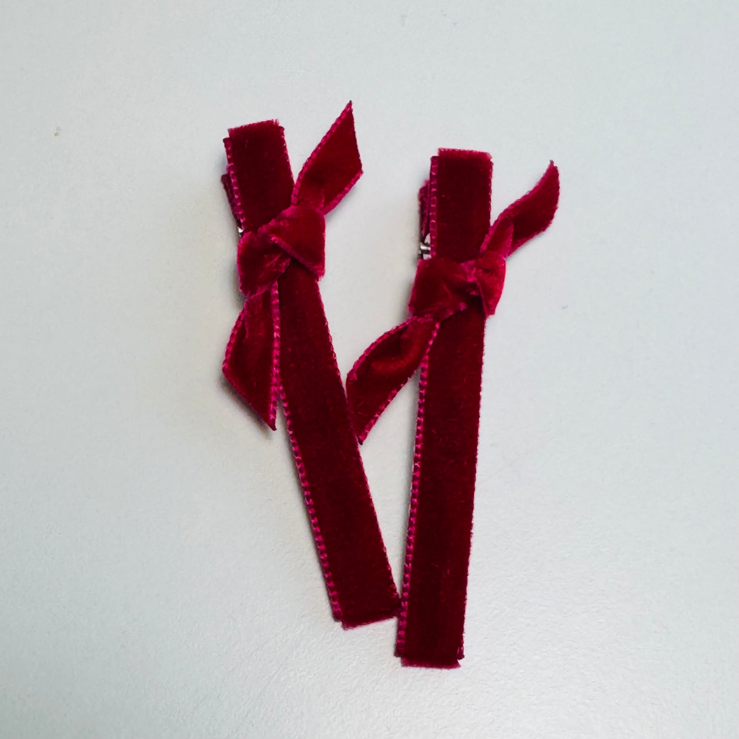 Velvet Bar Clips - Several Colors