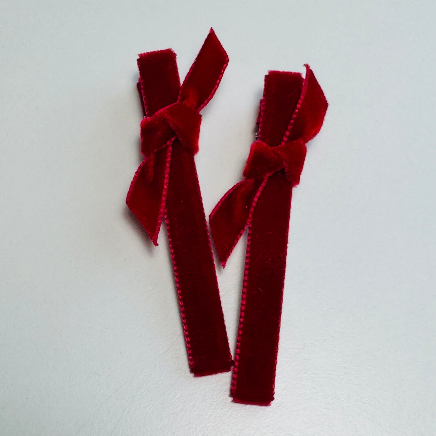 Velvet Bar Clips - Several Colors