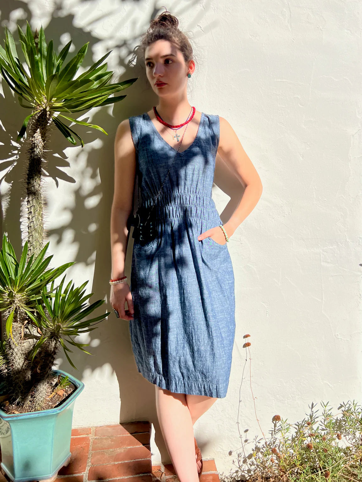Fiji Dress - Chambray