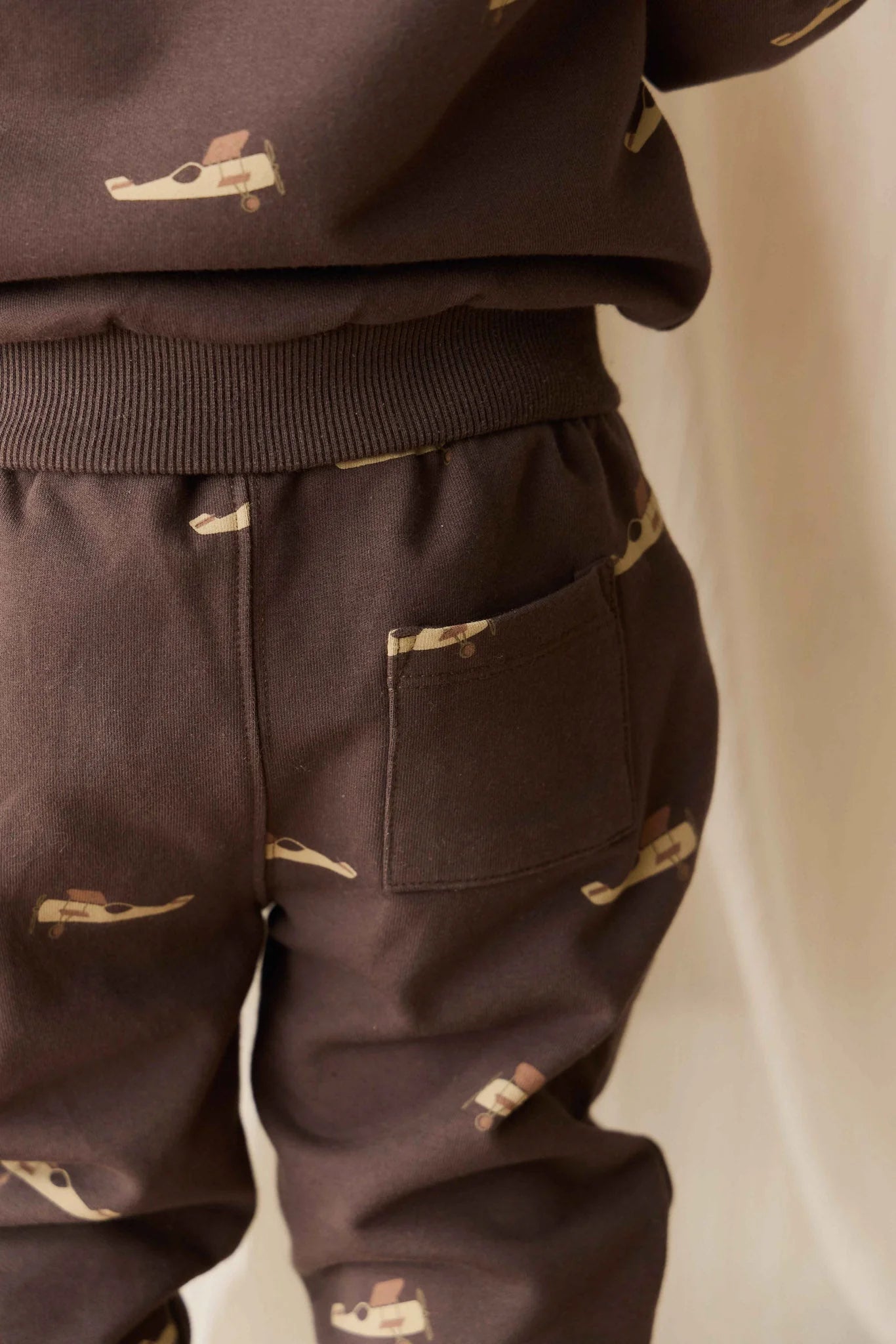 Organic Cotton Pilot Plane Track Pant