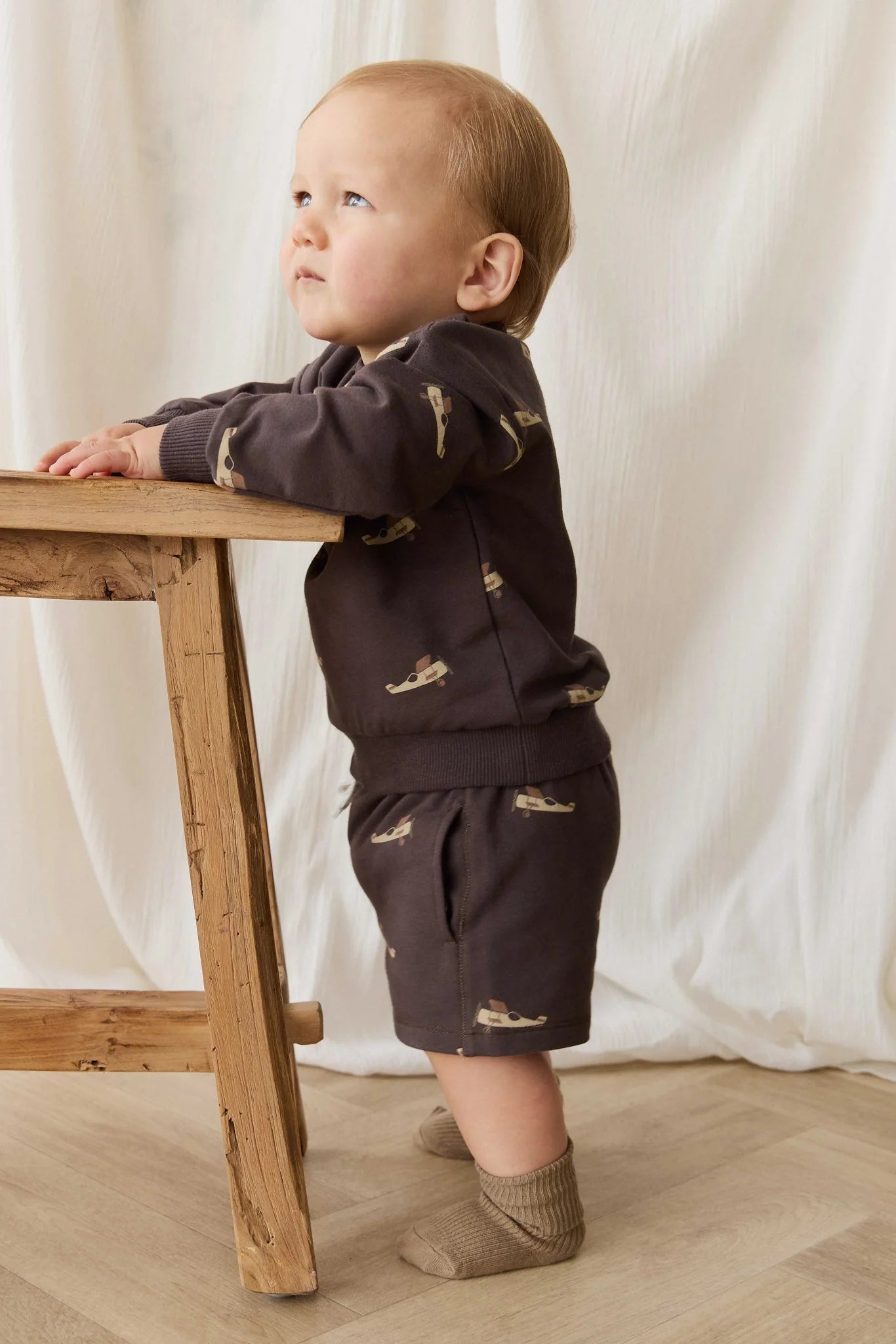 Organic Cotton Sweatshirt - Pilot Planes
