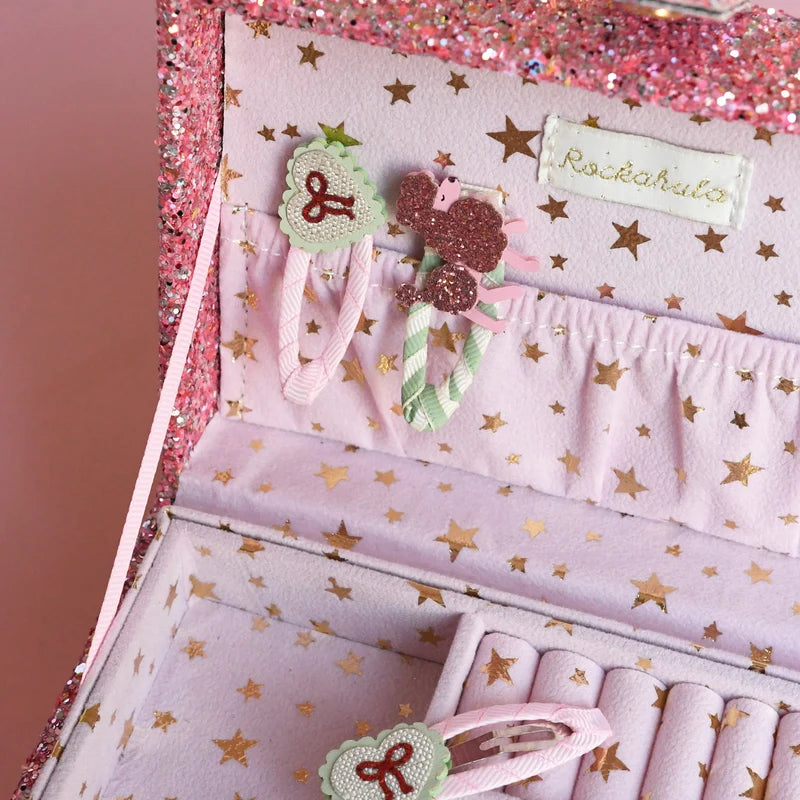 Sweet Heart Bow Clips