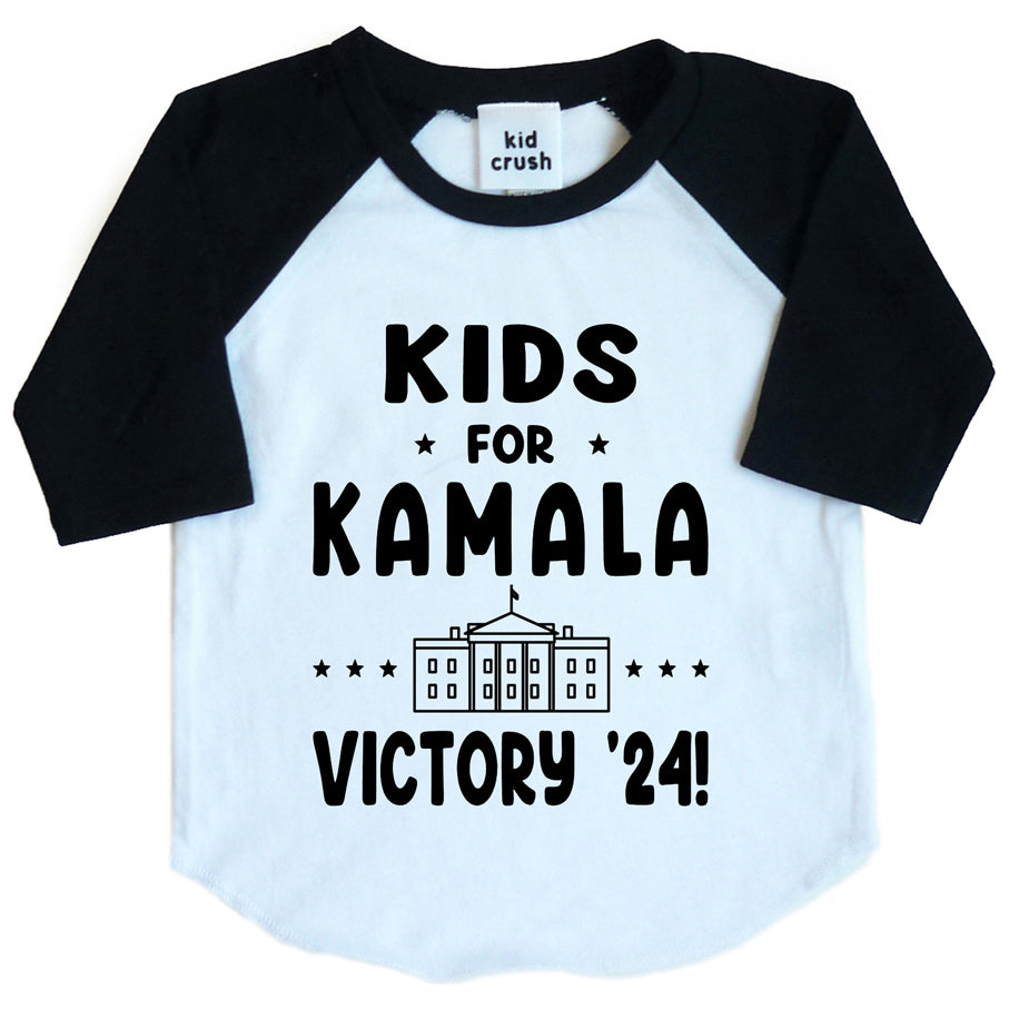 Kids for Kamala Raglan Tee - Kids
