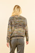 Load image into Gallery viewer, V-Neck Marled Sweater - Grey
