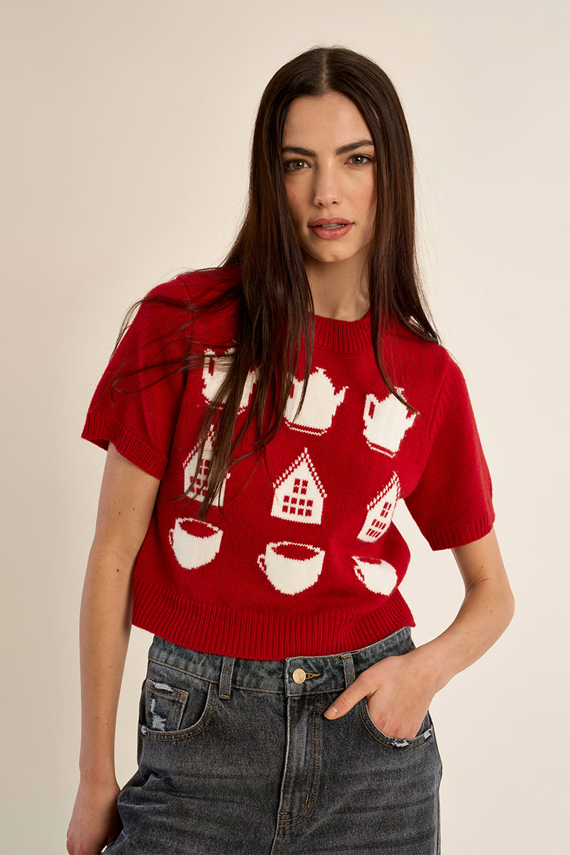 Coffee, Tea and Me Sweater